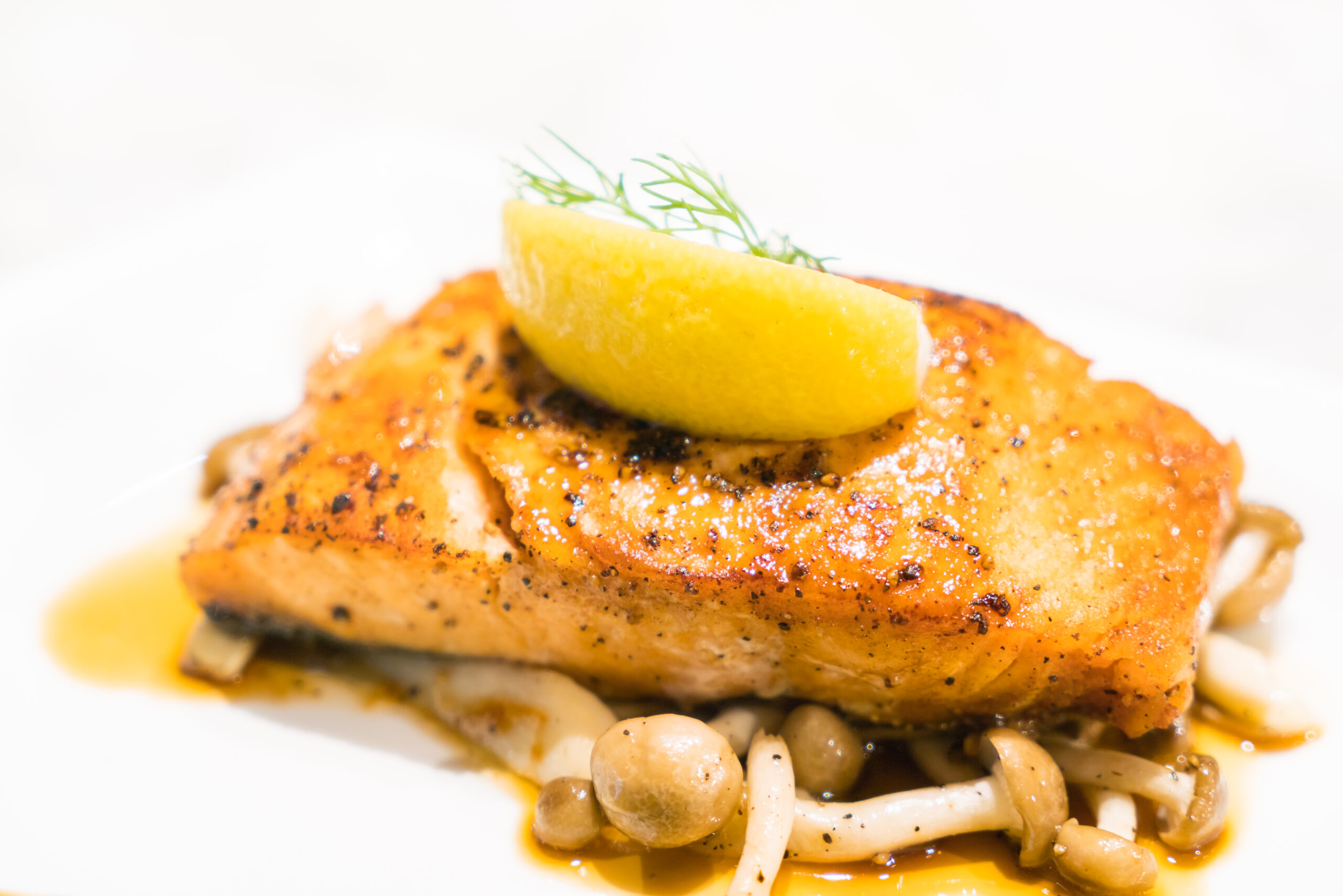 BUTTERY HONEY GLAZED SALMON