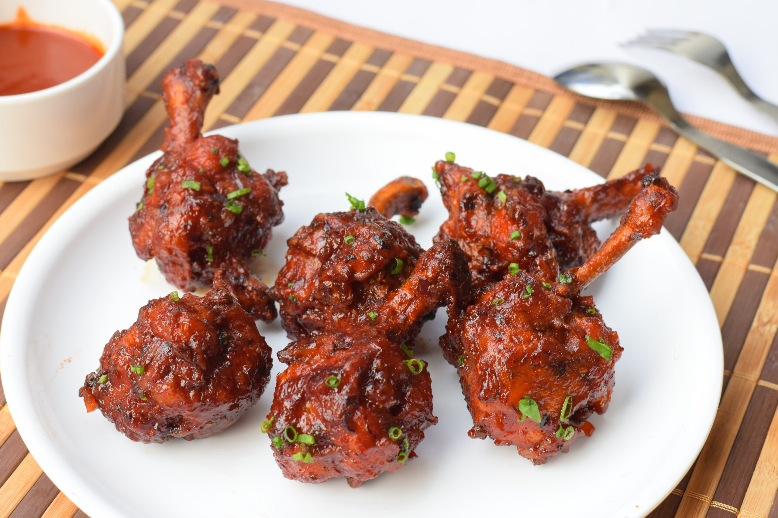 DELICIOUS MONGOLIAN CHICKEN DRUMSTICKS MADE IN AN AIR FRYER